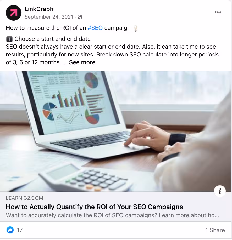 Measuring the ROI of SEO campaigns with data visualizations on a laptop