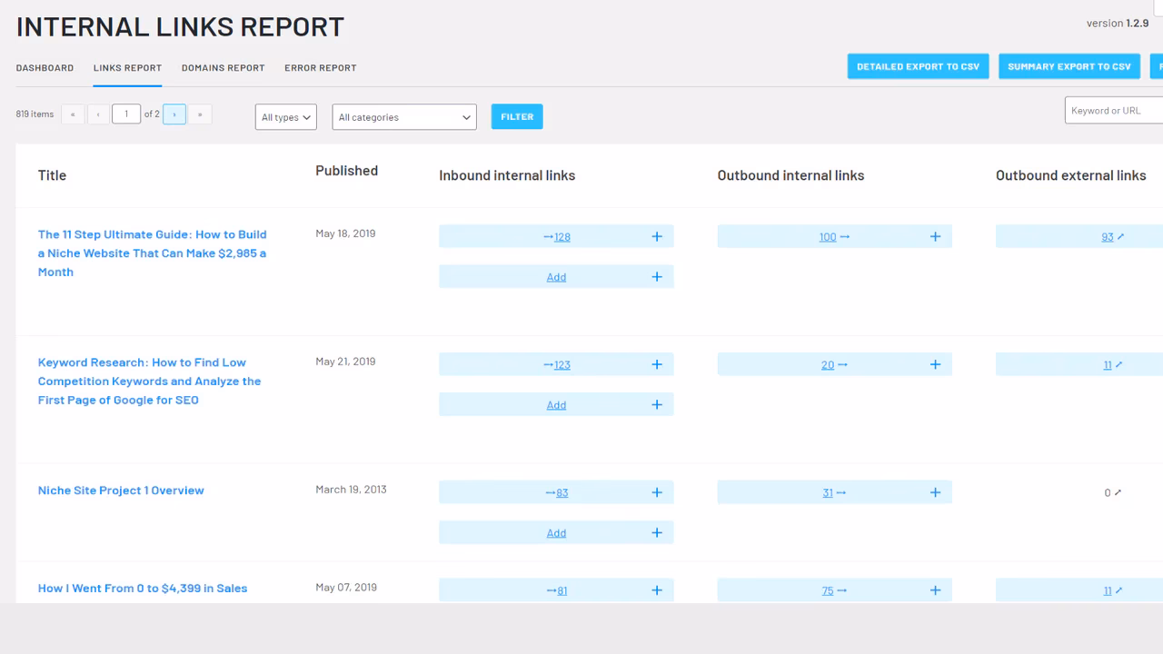 Via Shopify link whisper internal links report via shopify