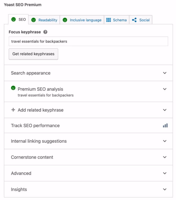 Via Yoast On-Page Optimization Workflow