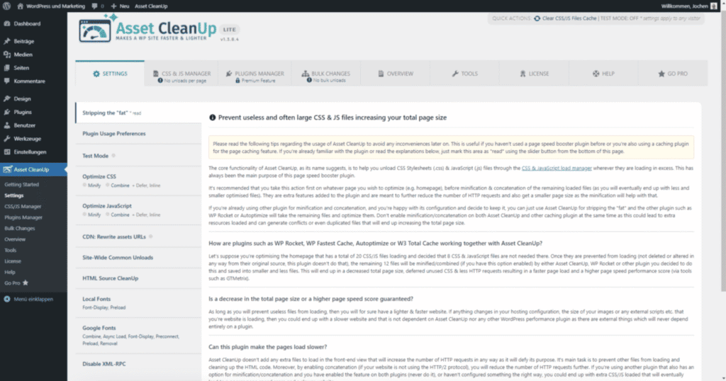 Advanced SEO software dashboard with analytics and tools for search optimization.